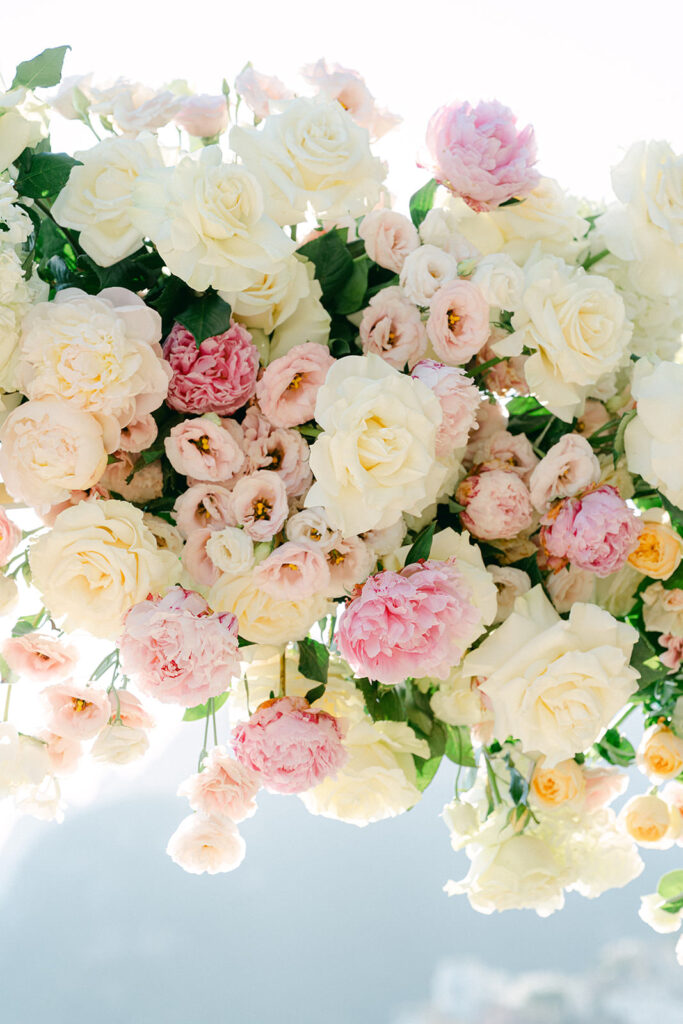 elopement floral arrangement at Hotel Marincanto Positano wedding