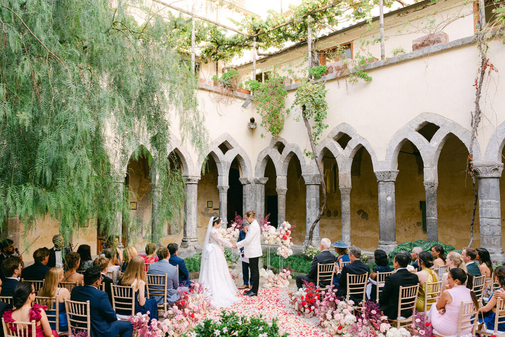 Sorrento wedding planner Chiostro di San Francesco ceremony