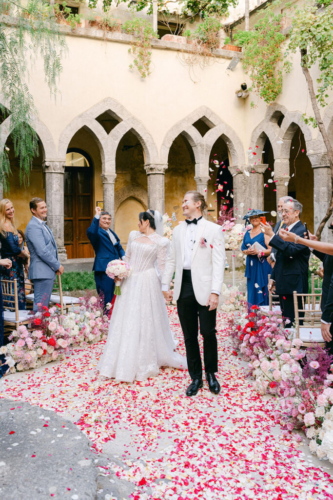 wedding in Sorrento chiostro San Francesco
