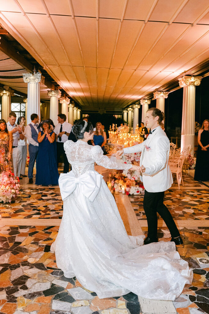 first dance wedding in Sorrento