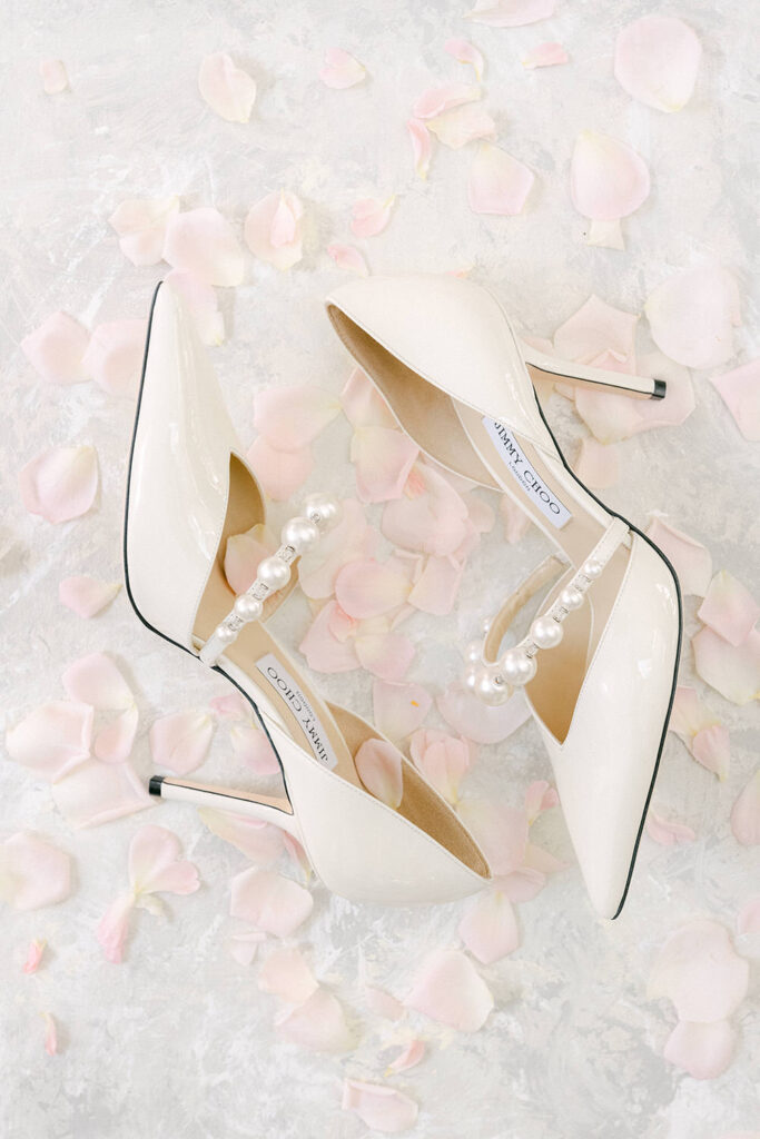 jimmy choe shoes wedding in Sorrento