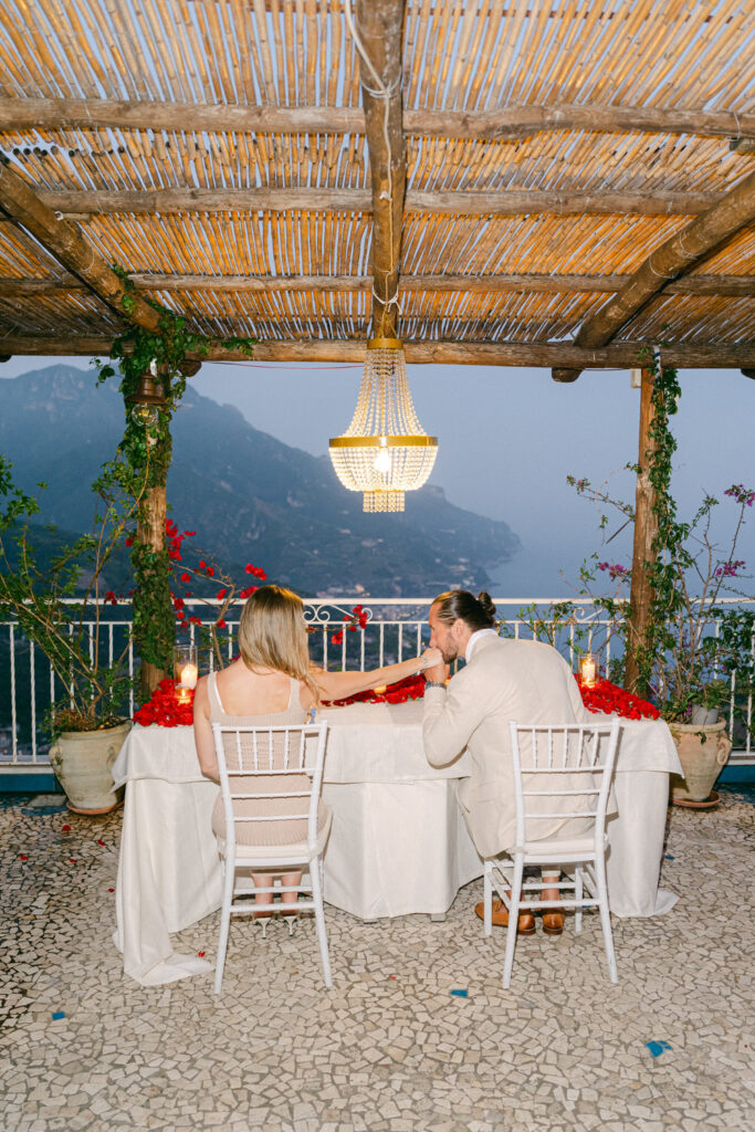 wedding proposal in ravello at Bella vista sul mare Hotel Bonadies